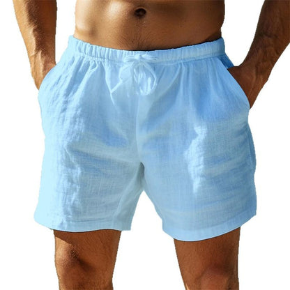 Reine Baumwolle Einfarbige Atmungsaktive Shorts | Ideal für den Sommer