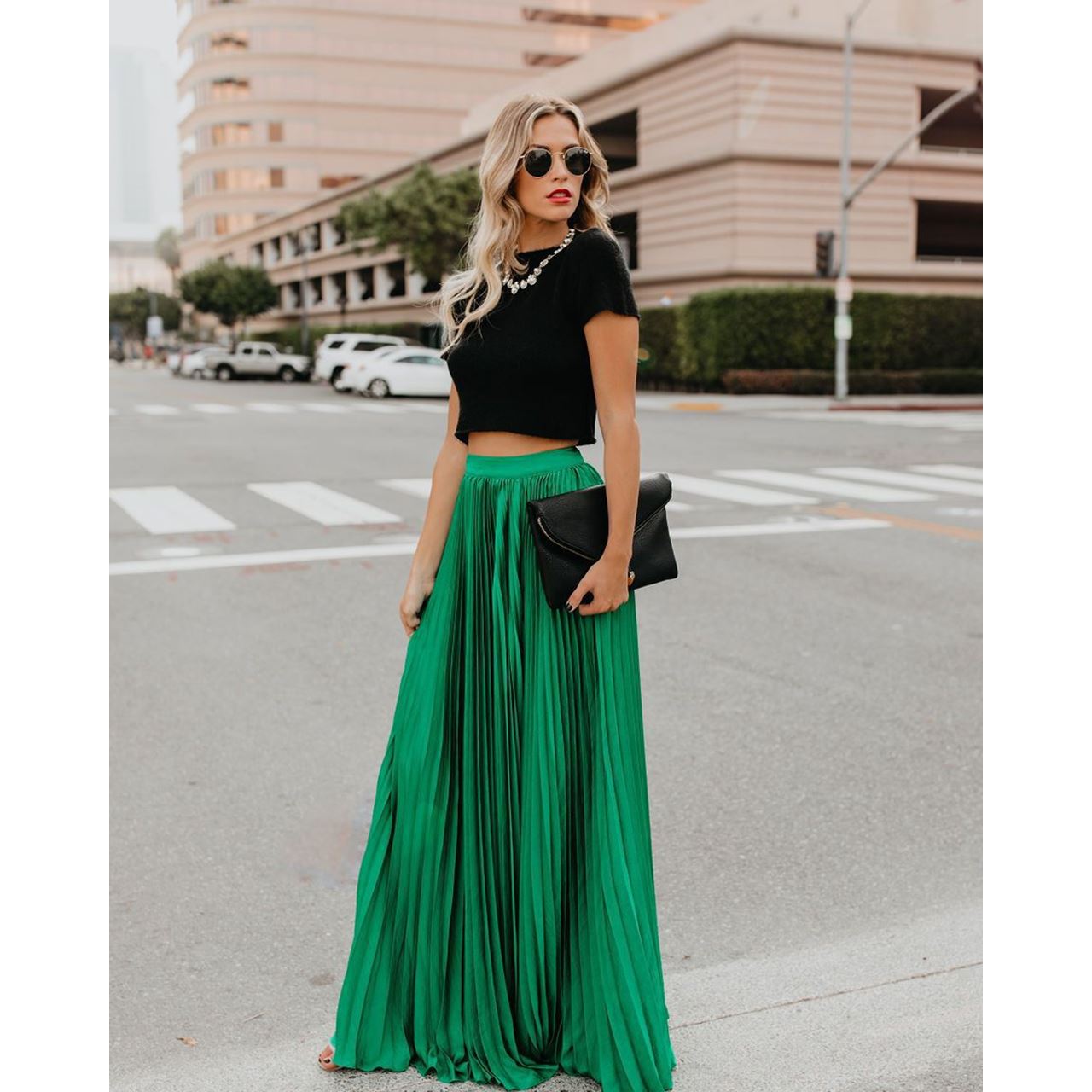 Fließender langer Rock mit eleganter Silhouette | Ideal für Frühling und Sommer