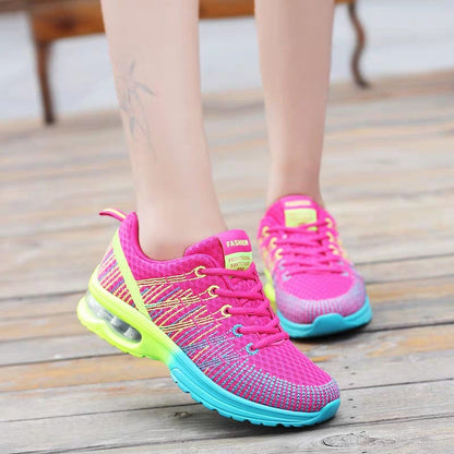 Atmungsaktive Mesh Sportschuhe für Damen mit Frontschnürung und Leichter Sohle | Ideal für Frühling und Herbst