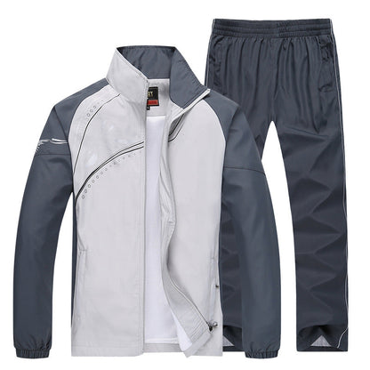 Langärmliges College-Stil Zwei-Teile Set | Ideal für Frühling und Herbst