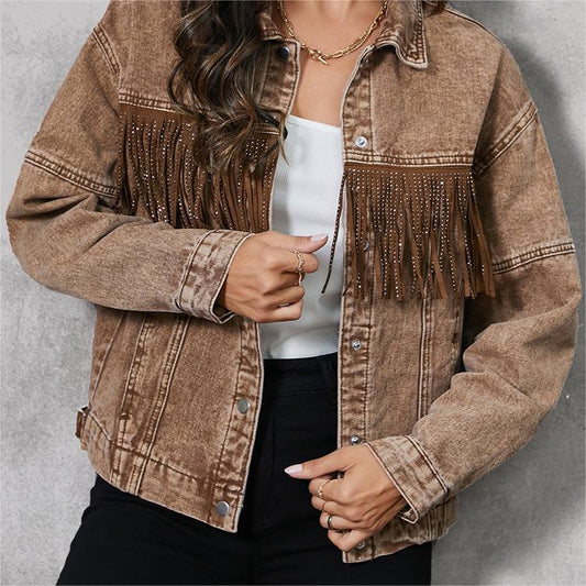 Elegante Damenjacke mit Reverskragen | Ideal für den Herbst