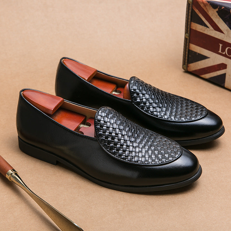 Herren Leichte Leder Slipper mit Spitzem Zehenbereich und Slip-On Design | Ideal für Alle Jahreszeiten