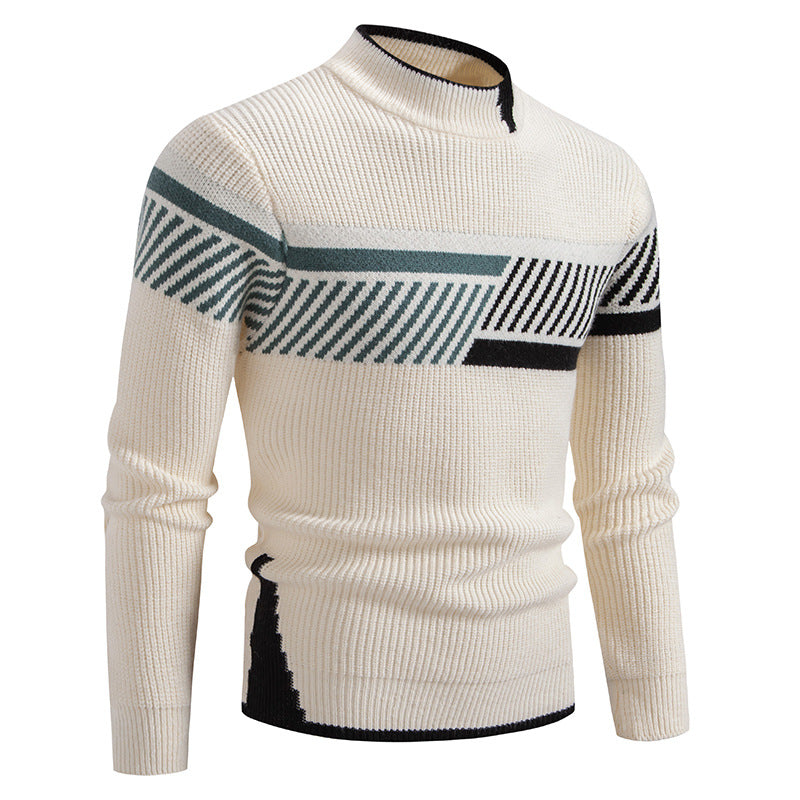 Herren Baumwollpullover mit losem Sitz, ideal für den Herbst