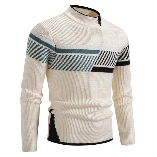 Herren Baumwollpullover mit losem Sitz, ideal für den Herbst