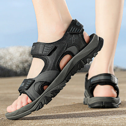 Velcro Riemen PU Sandalen mit Rutschfester Sohle | Ideal für den Sommer
