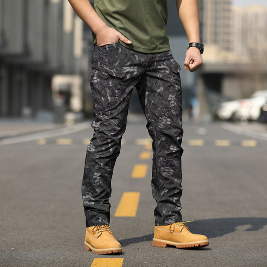 Herren Multifunktions-Taktische Hose mit Wasserdichtem Stoff I Ideal für Alle Jahreszeiten