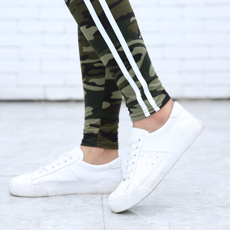 Camouflage High-Waisted Yoga Pants I Ideal für alle Jahreszeiten