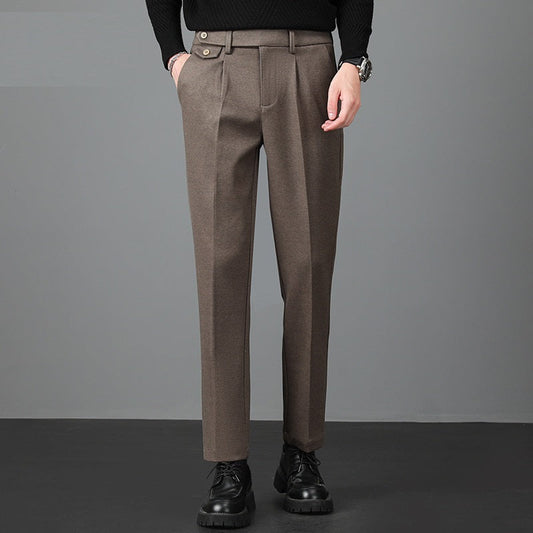 Herren Stretch-Hose aus Wollmischung | Ideal für den Herbst