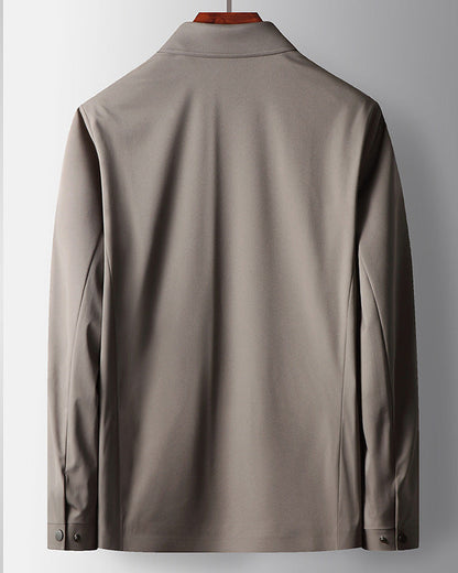 Herren Langarm-Polyesterjacke | Ideal für Frühling und Herbst