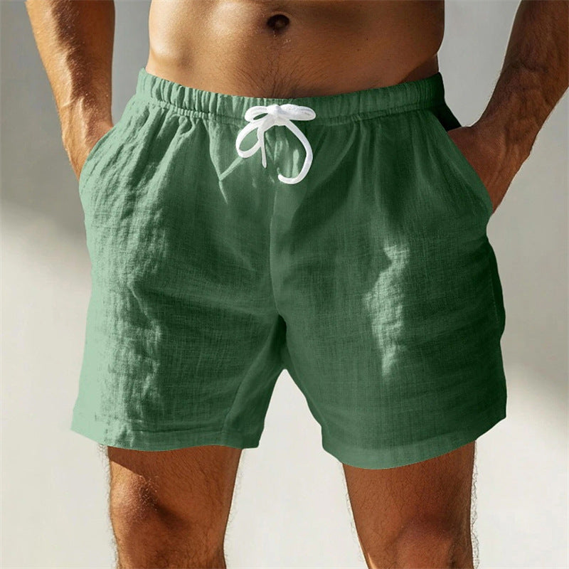 Reine Baumwolle Einfarbige Atmungsaktive Shorts | Ideal für den Sommer