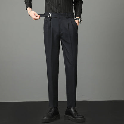 Herren Slim Fit Gerade Anzughose | Ideal für den Herbst