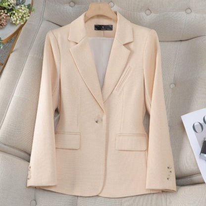 Damen Fitted Blazer mit langen Ärmeln und Taschen | Ideal für Herbst und Winter