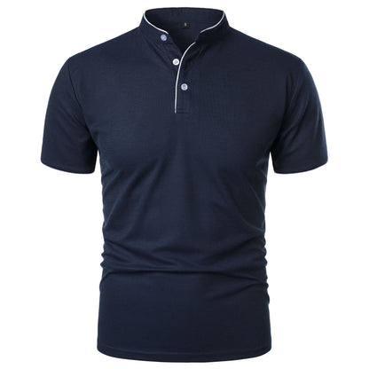 Herren Slim Fit Kurzarm Einfarbiges Top – Ideal für den Sommer