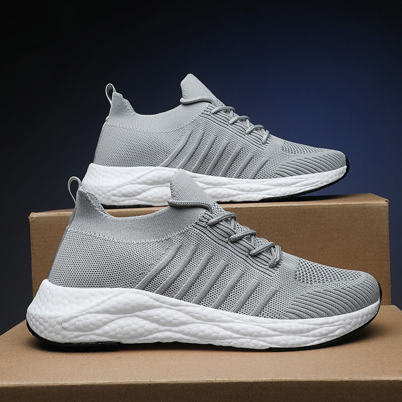 Atmungsaktive Mid-Top Mesh-Sneaker mit Plateausohle | Ideal für alle Jahreszeiten