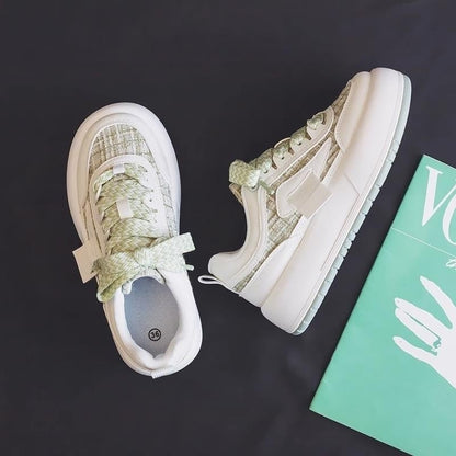 Canvas-Board-Schuhe mit dicker Sohle | Ideal für Frühling und Herbst