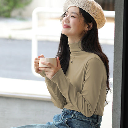 Pullover mit Mittlerem Kragen Slim Fit und Langem Arm | Ideal für Herbst
