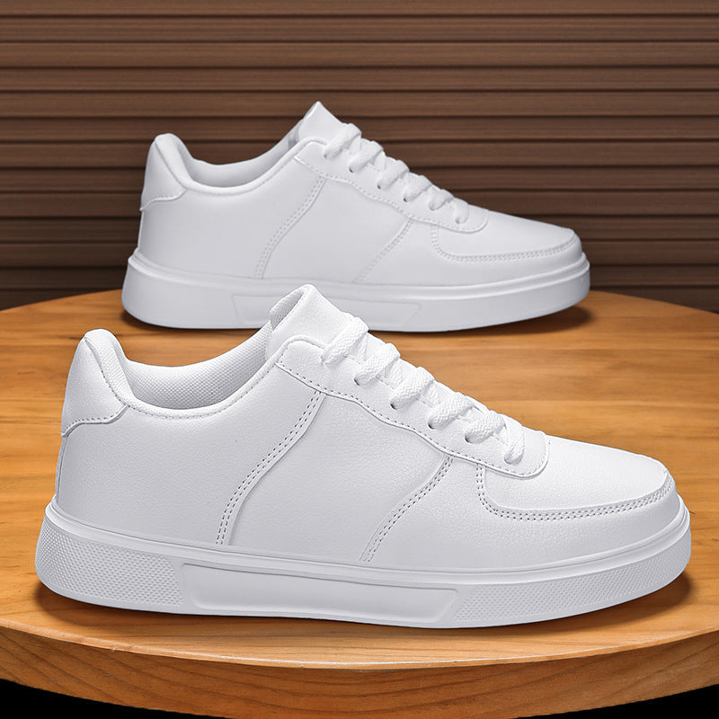 Herren Sneakers in großer Größe mit atmungsaktivem Mesh-Futter in Weiß | Ideal für Frühling und Sommer