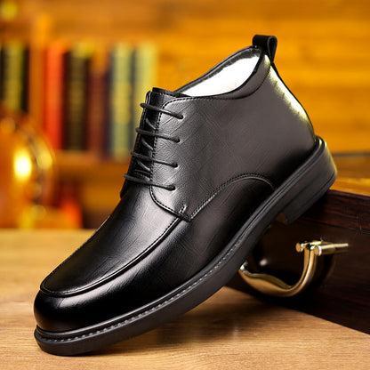 High-Top Stiefel mit Fleecefutter und Schnürung | Ideal für den Winter