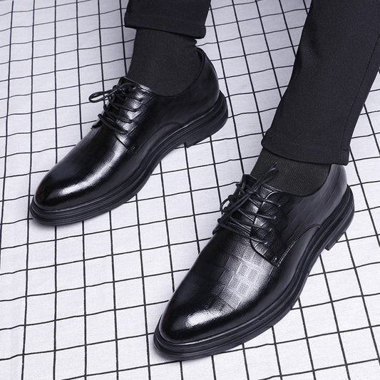 Echte Leder Business Schuhe mit Rutschfester Sohle Ideal für Herbst