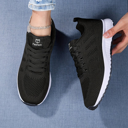 Leichte Atmungsaktive Strick-Sneaker mit Gepolsterter Sohle | Ideal für Frühling und Sommer