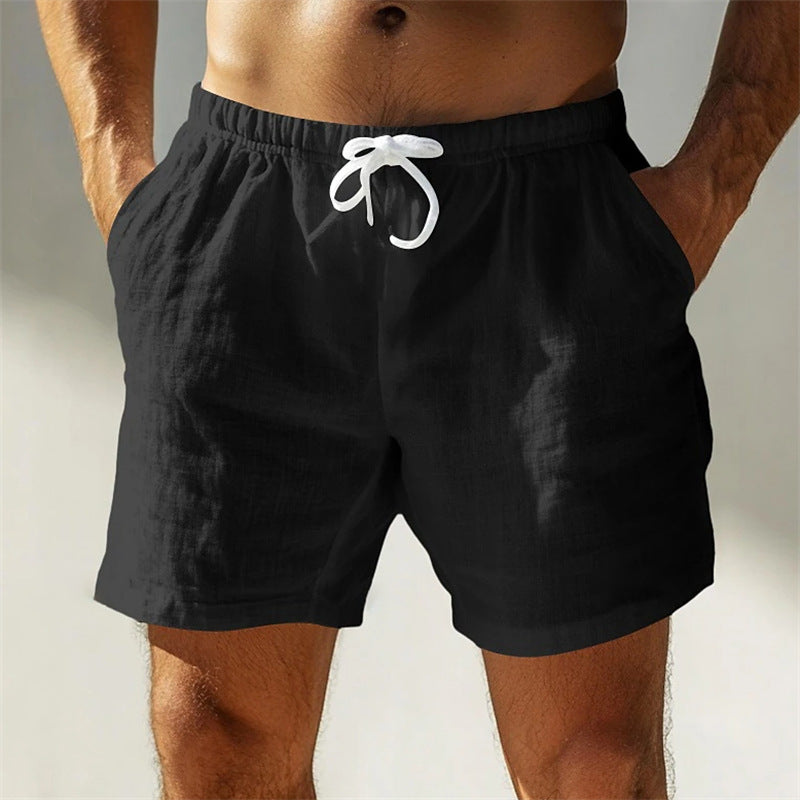 Reine Baumwolle Einfarbige Atmungsaktive Shorts | Ideal für den Sommer