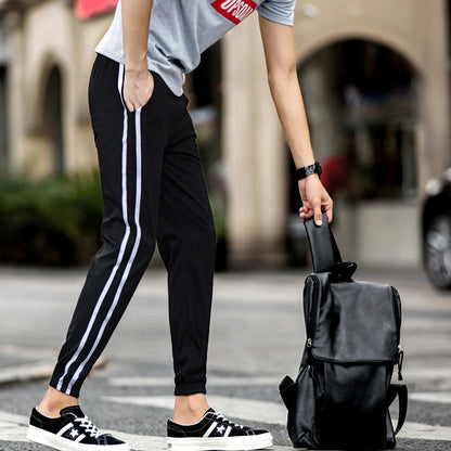 Slim Fit Gekürzte Jogginghose Ideal für Frühling und Sommer