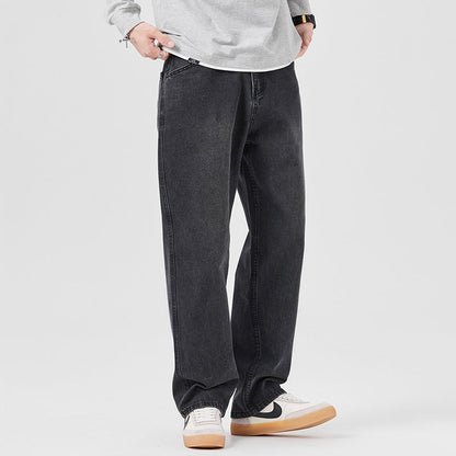 Lässige Mid-Waist Denim-Jeans mit Lockerer Passform | Ideal für Frühling und Herbst