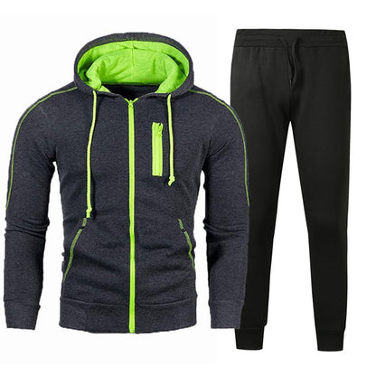 Herren Kapuzen-Cardigan-Jacke mit Langarm | Ideal für Frühling und Herbst