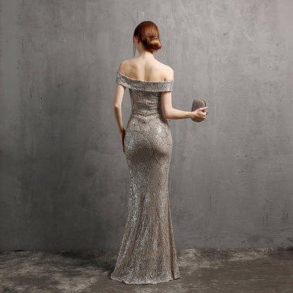 Elegantes Abendkleid mit Fließender Silhouette | Ideal für Frühling und Sommer