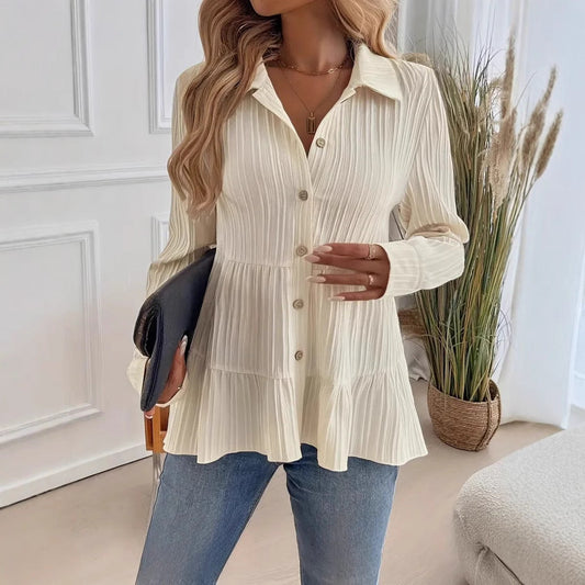 Langarm-Shirt aus Baumwoll-Polyester-Mischung | Ideal für Frühling und Herbst