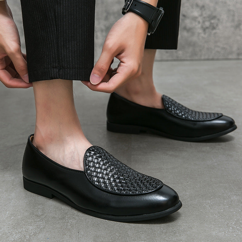 Herren Leichte Leder Slipper mit Spitzem Zehenbereich und Slip-On Design | Ideal für Alle Jahreszeiten