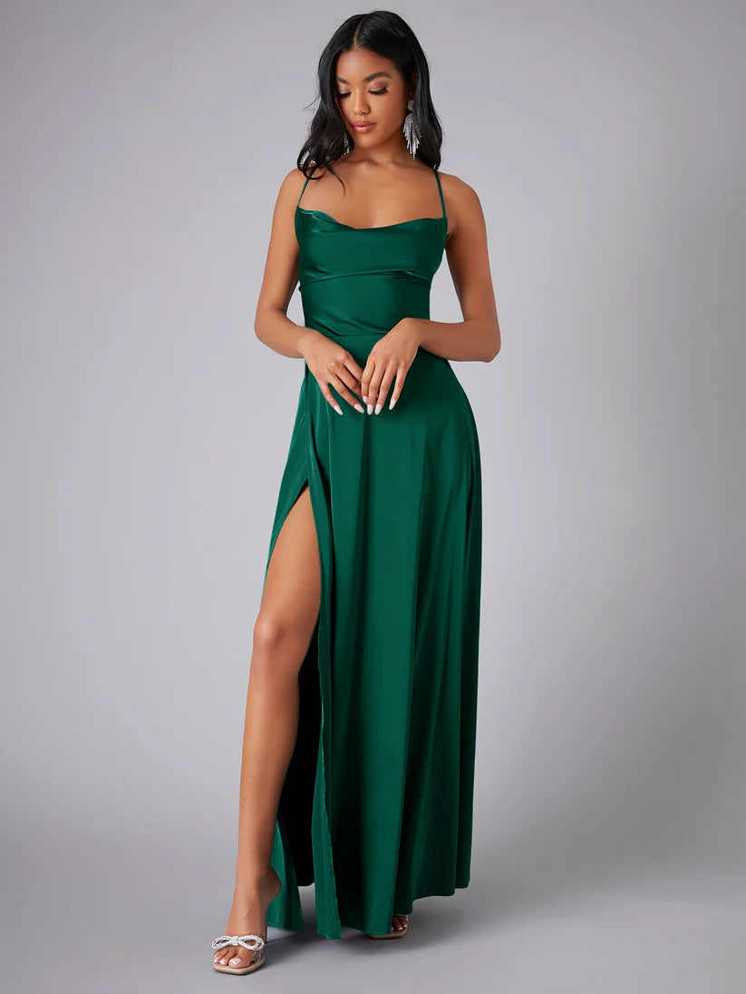 Fließendes Maxikleid mit Offenem Rücken | Ideal für Frühling und Sommer