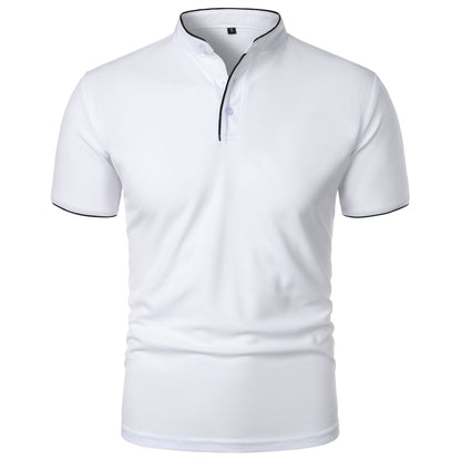 Herren Slim Fit Kurzarm Einfarbiges Top – Ideal für den Sommer