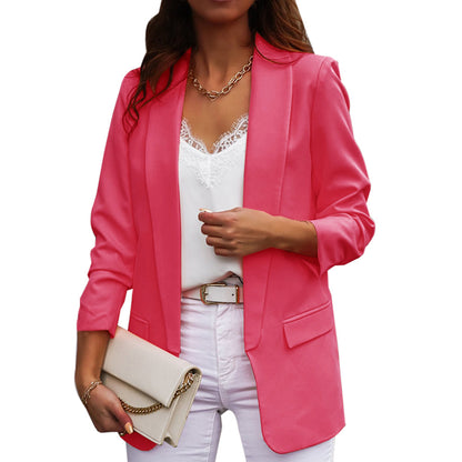 Weit Geschnittener Blazer mit langen Ärmeln und Futter | Ideal für Frühling und Herbst
