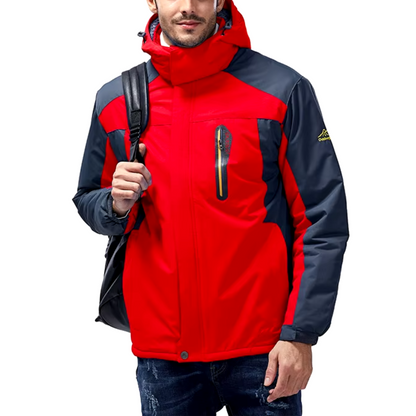 Herren Isolierte Winddichte Winterjacke mit Wasserabweisendem Stoff | Ideal Für Den Winter