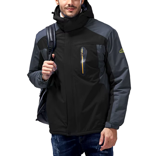 Herren Isolierte Winddichte Winterjacke mit Wasserabweisendem Stoff | Ideal Für Den Winter