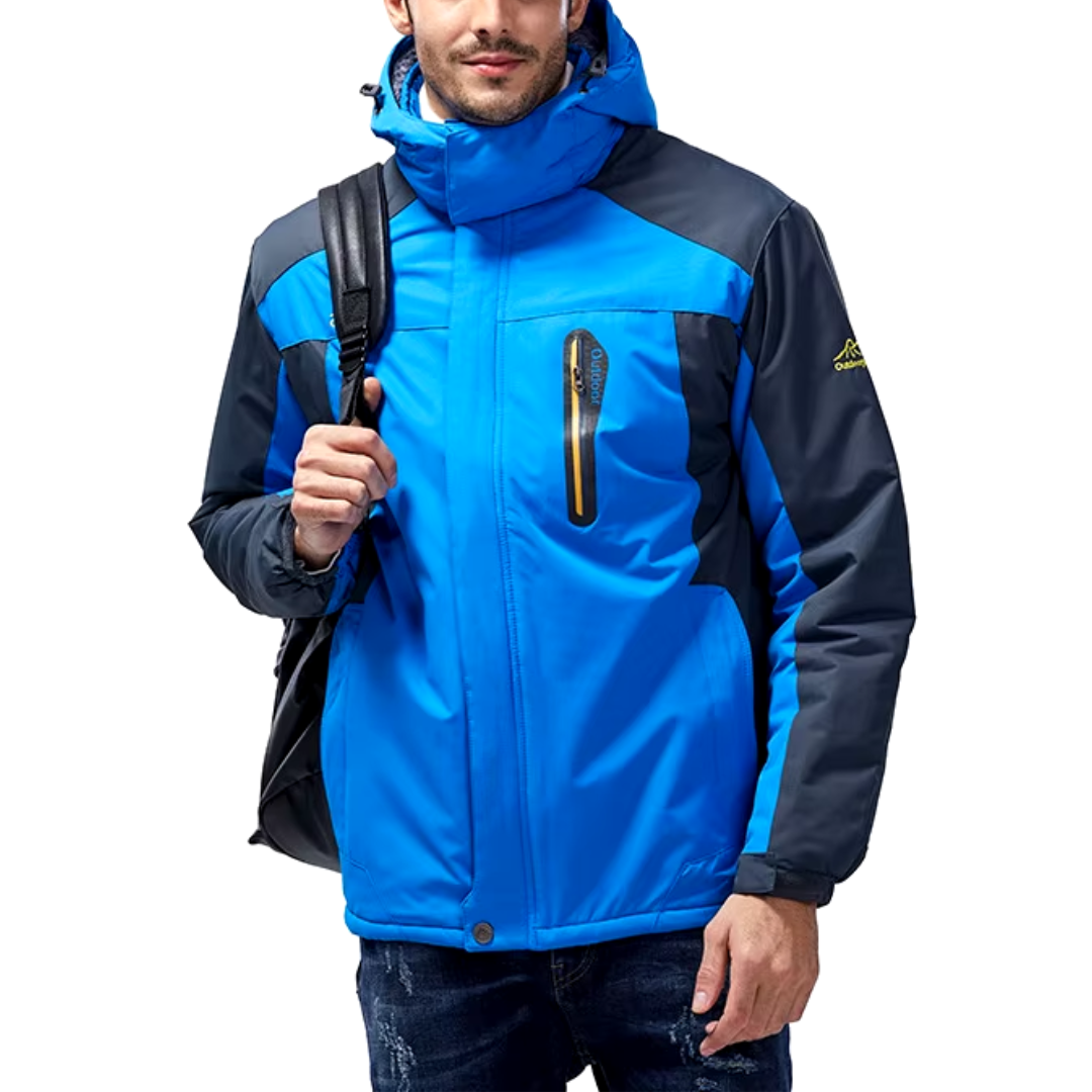 Herren Isolierte Winddichte Winterjacke mit Wasserabweisendem Stoff | Ideal Für Den Winter