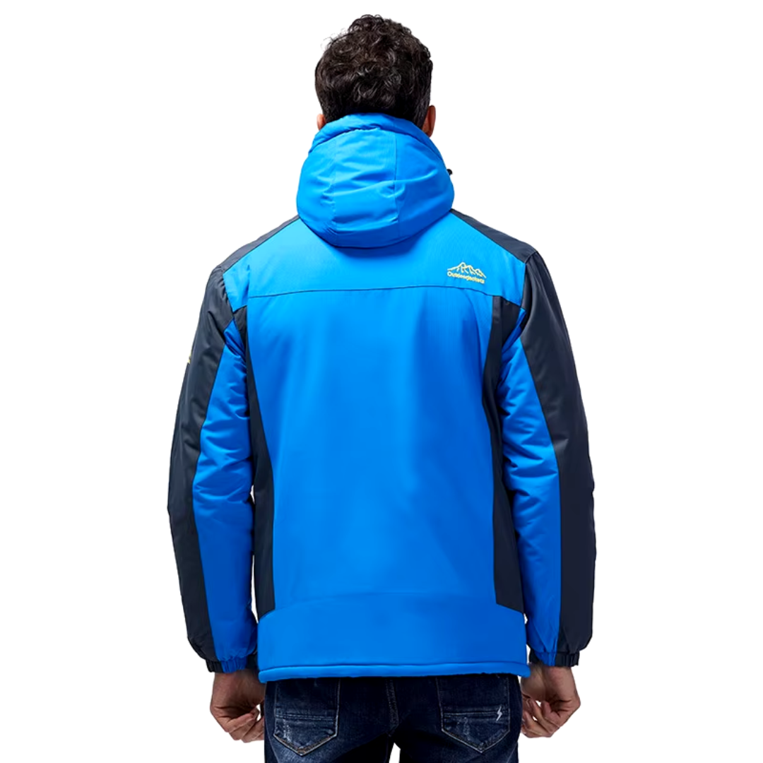 Herren Isolierte Winddichte Winterjacke mit Wasserabweisendem Stoff | Ideal Für Den Winter