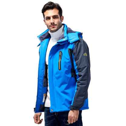 Herren Isolierte Winddichte Winterjacke mit Wasserabweisendem Stoff | Ideal Für Den Winter