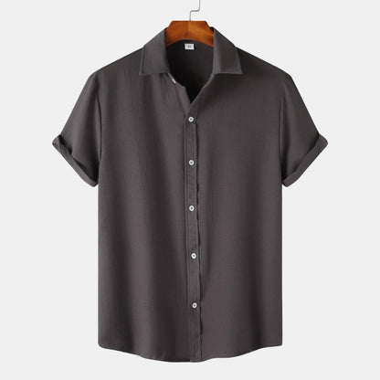 Herren Kurzarm Baumwollmischung-Shirt Ideal für Sommer