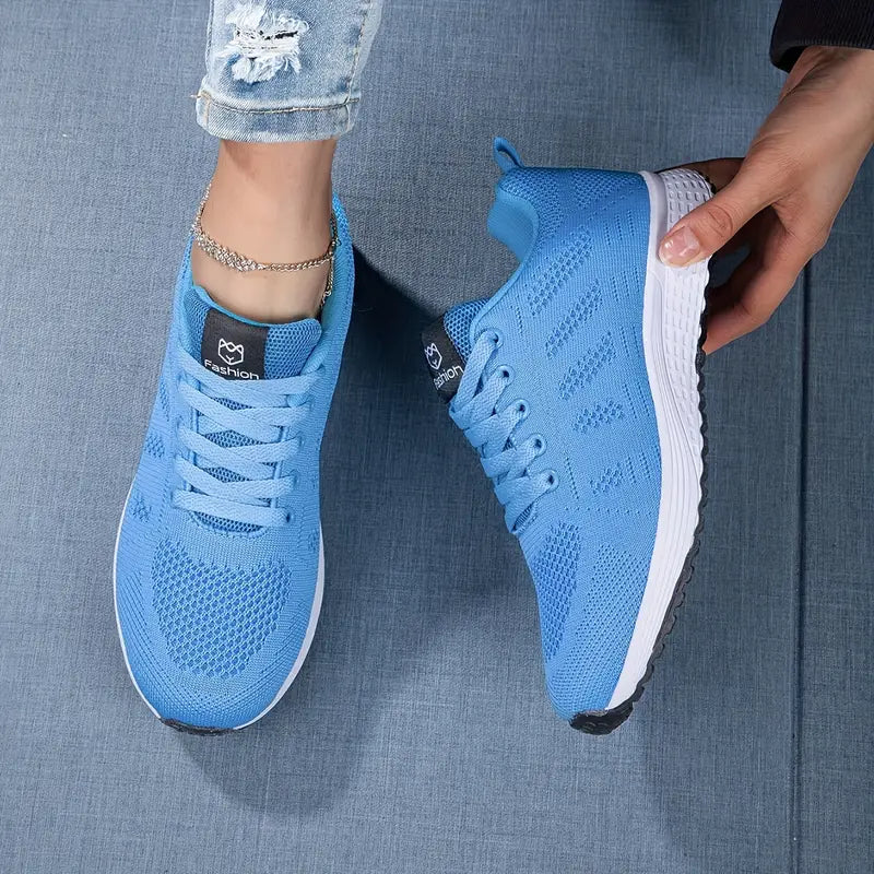 Leichte Atmungsaktive Strick-Sneaker mit Gepolsterter Sohle | Ideal für Frühling und Sommer