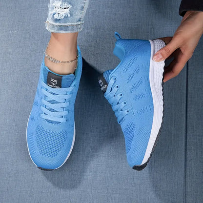 Leichte Atmungsaktive Strick-Sneaker mit Gepolsterter Sohle | Ideal für Frühling und Sommer