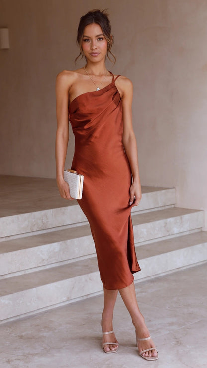 Midikleid mit Schnürung am Rücken in Schlanker Passform | Ideal für Frühling und Sommer