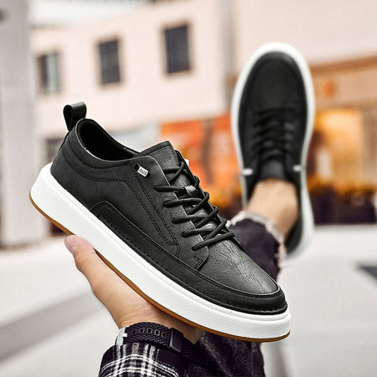 Herren Slip-On Sneaker aus echtem Leder | Ideal für alle Jahreszeiten