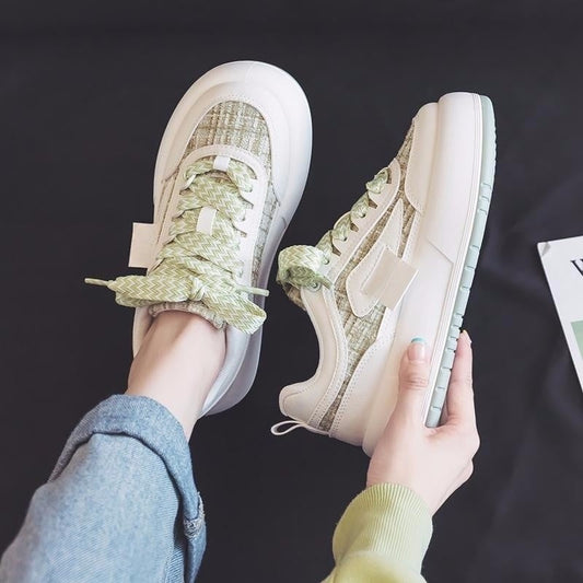 Canvas-Board-Schuhe mit dicker Sohle | Ideal für Frühling und Herbst