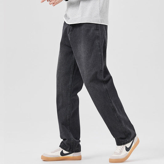 Lässige Mid-Waist Denim-Jeans mit Lockerer Passform | Ideal für Frühling und Herbst