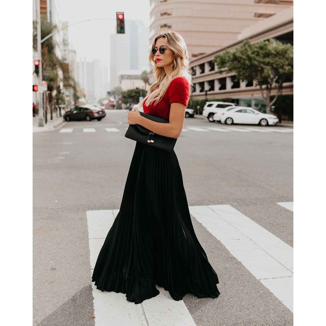 Fließender langer Rock mit eleganter Silhouette | Ideal für Frühling und Sommer