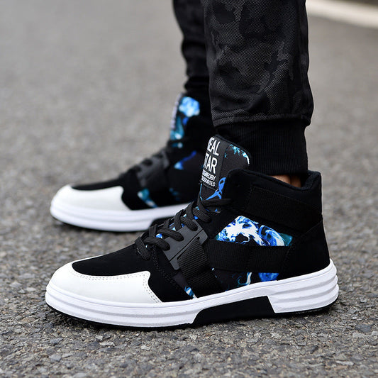 Tarnmuster Mid-Top Sneaker mit Gummisohle | Ideal für alle Jahreszeiten