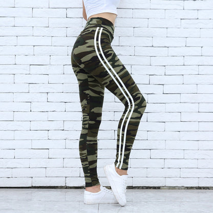Camouflage High-Waisted Yoga Pants I Ideal für alle Jahreszeiten