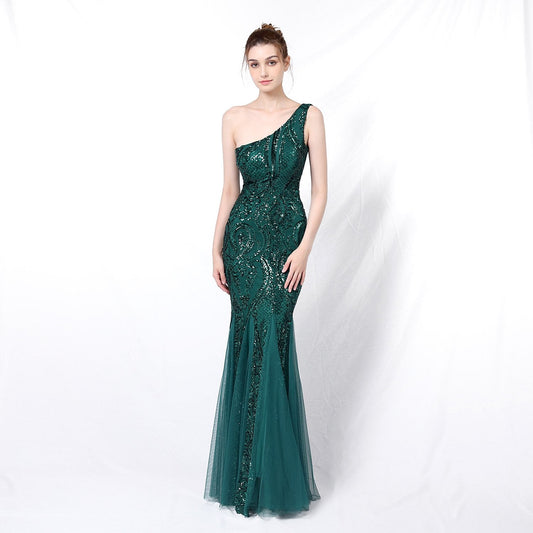 Rückenfreies Fischschwanz-Abendkleid mit Taillendetail | Ideal für alle Jahreszeiten